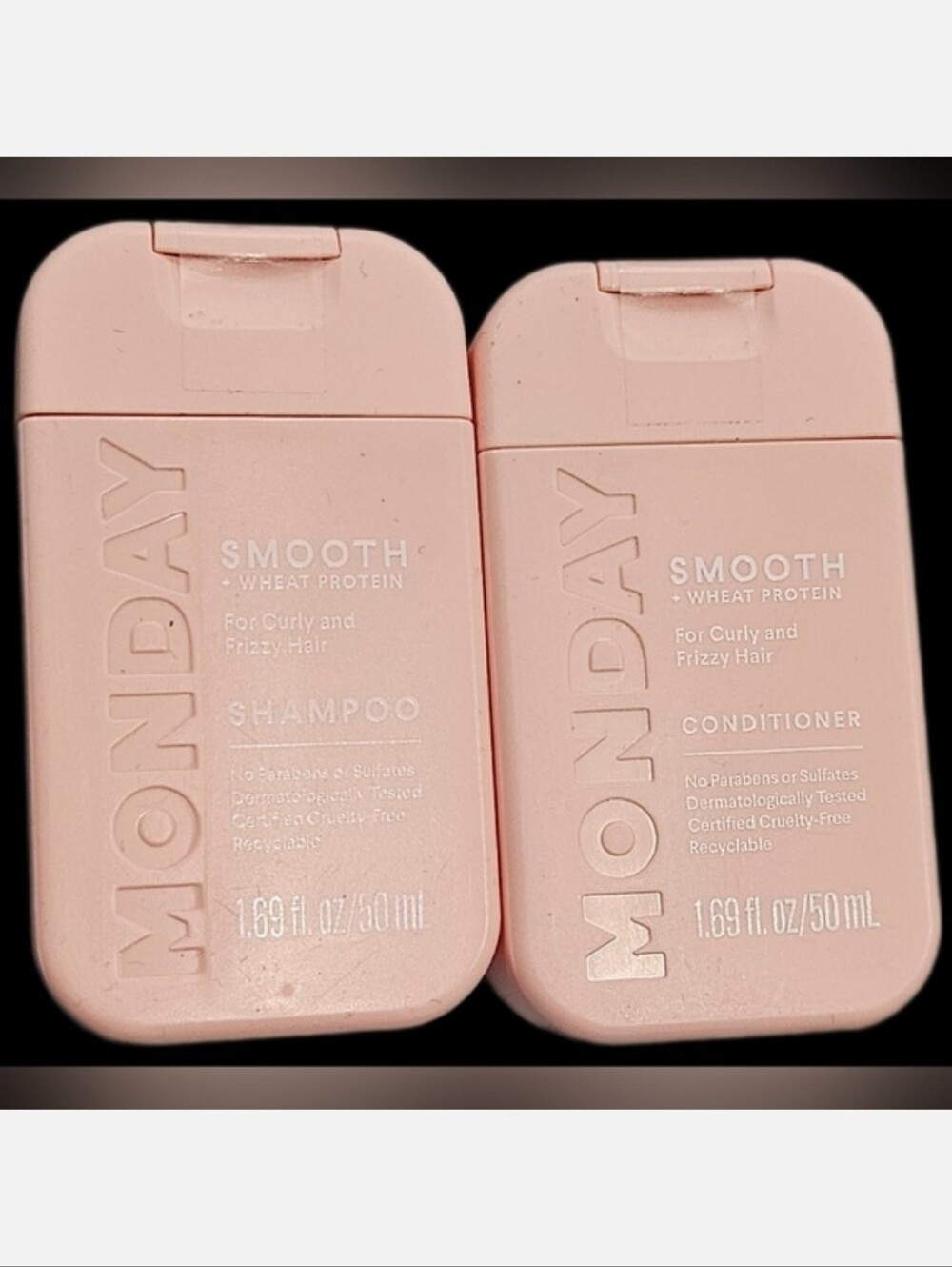 NWT 》2×《 MINI MONDAY SMOOTH HAIR SHAMPOO & CONDITIONER!